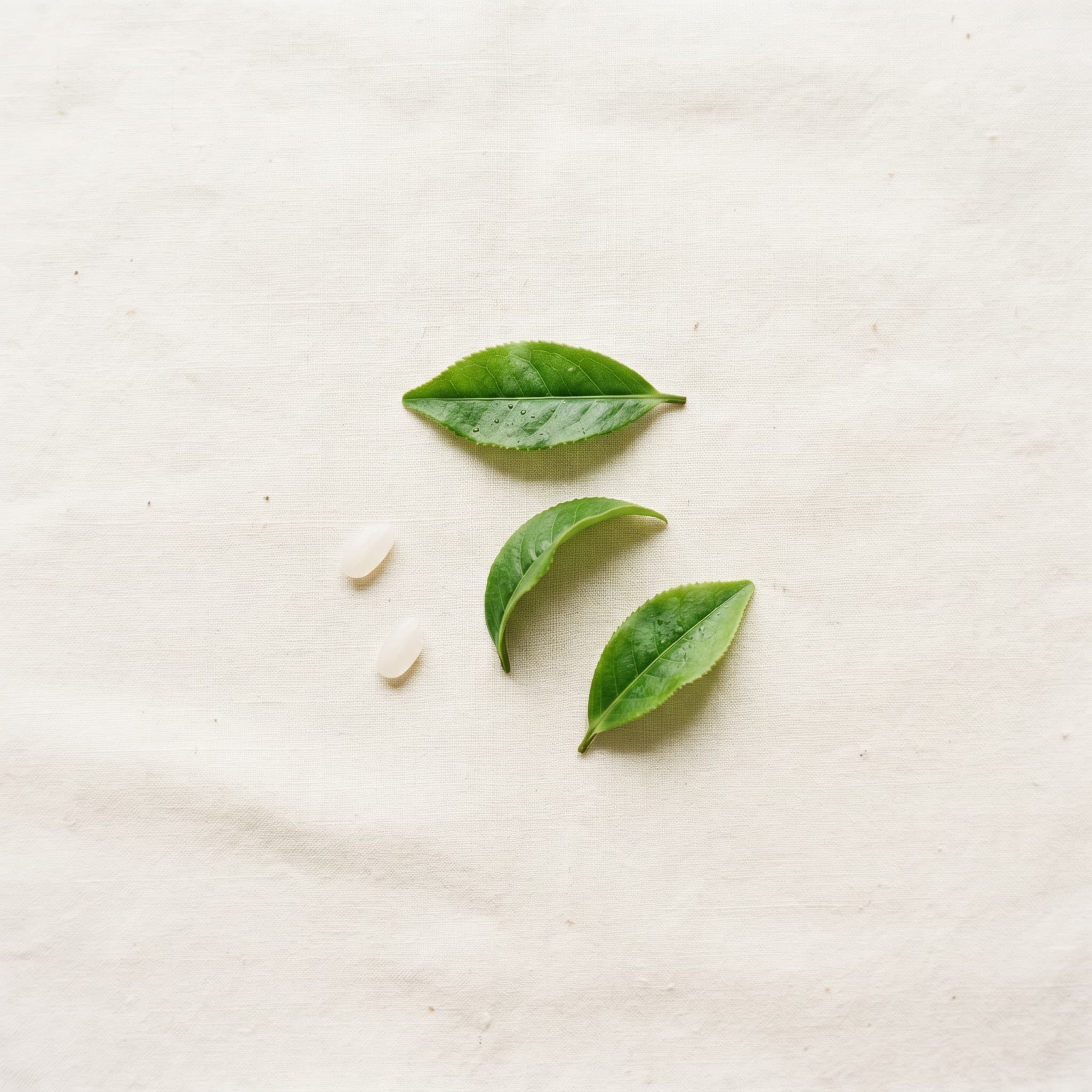 Botanicals, kept gentle.